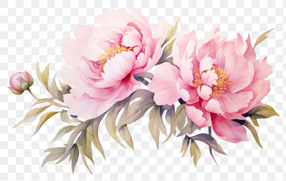 PNG Peony flowers blossom plant rose.