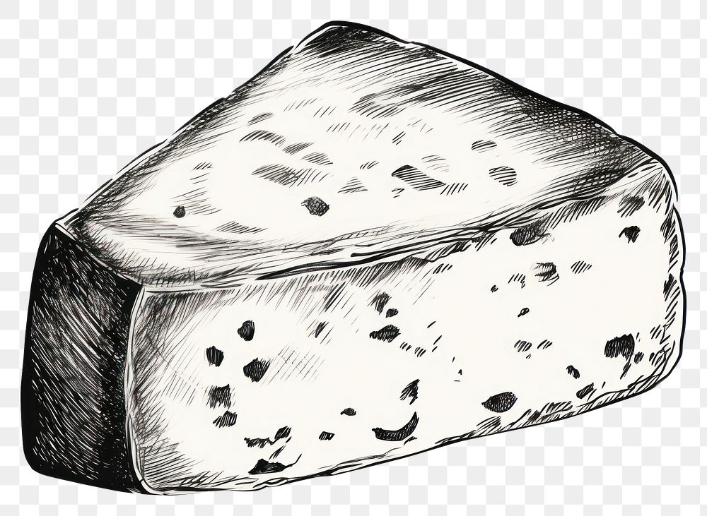 PNG slice cheese sketch food | Premium PNG - rawpixel