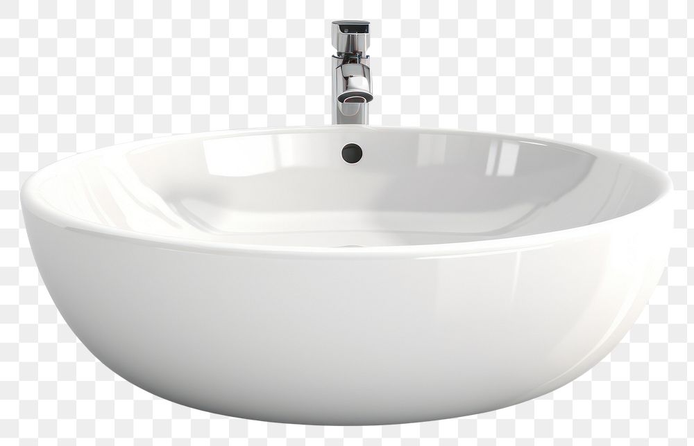 PNG Washbasin bathtub white sink.