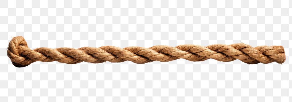 PNG Frayed rope white background durability strength.