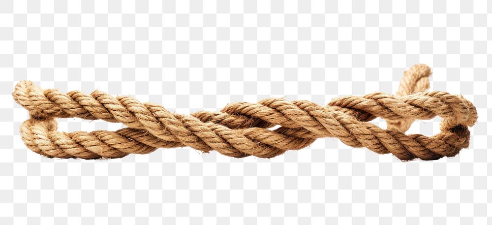 PNG Frayed rope white background durability strength.