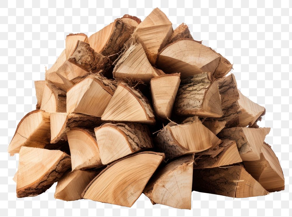 PNG Pile of firewood food white background deforestation.