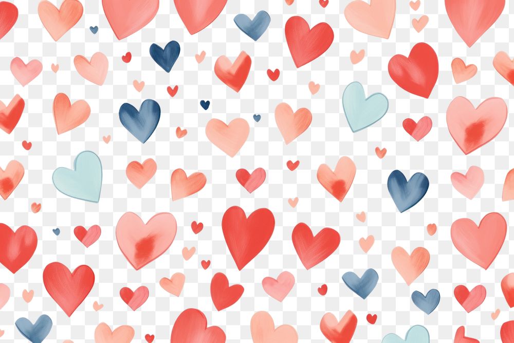 PNG Heart shape backgrounds pattern petal. AI generated Image by rawpixel.