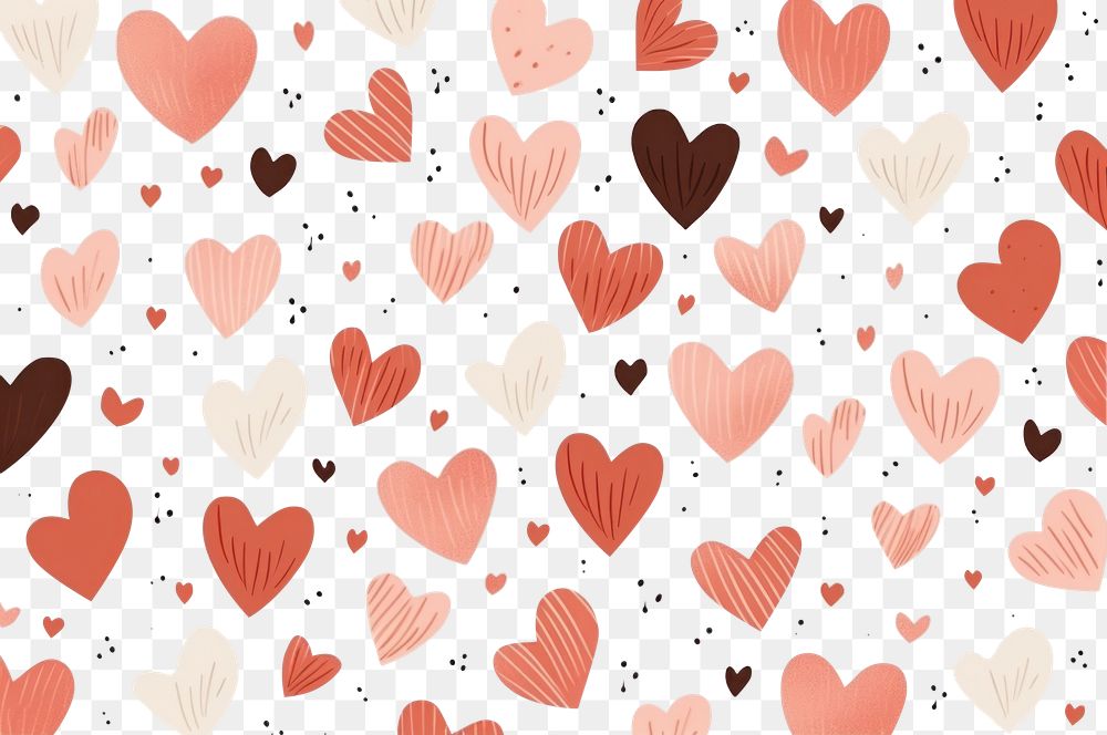 PNG  Heart shape pattern backgrounds creativity. AI generated Image by rawpixel.
