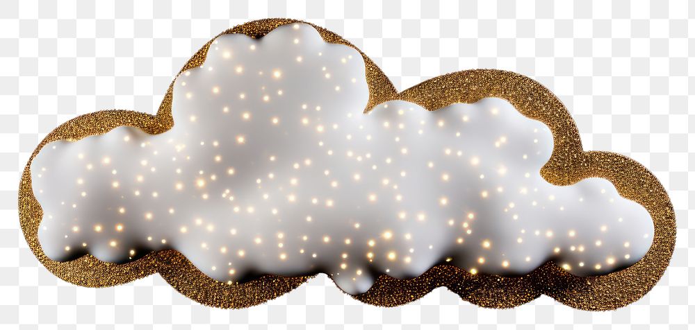 PNG Cloud black background accessories chandelier.