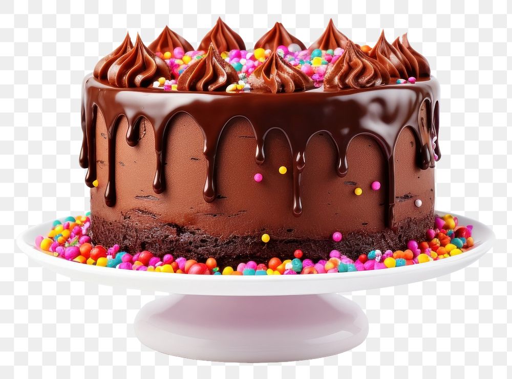 PNG Chocolate cake dessert icing food.