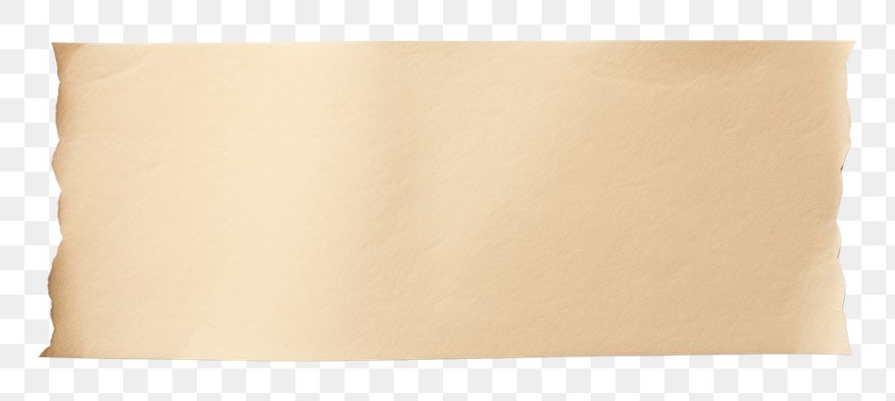 PNG Beige color paper adhesive strip white background simplicity blackboard. AI generated Image by rawpixel.