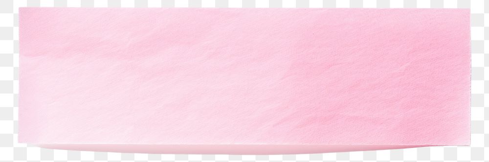 PNG Pink paper adhesive strip white background rectangle absence. AI generated Image by rawpixel.