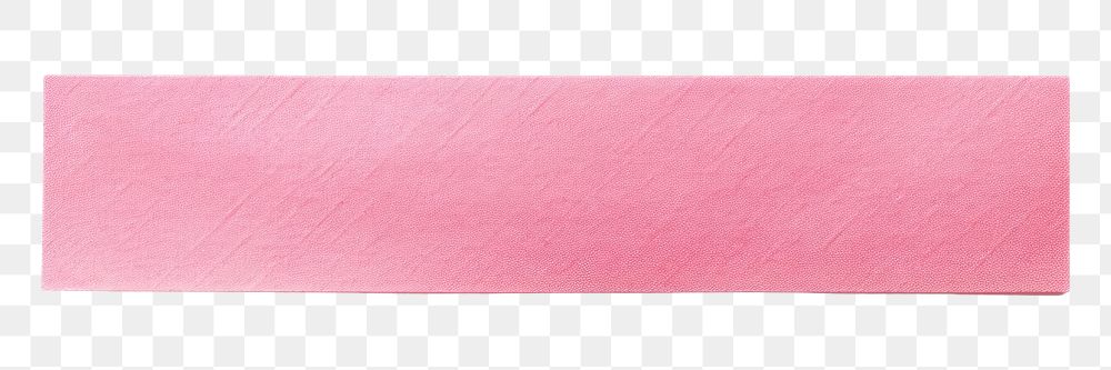 PNG Pink paper adhesive strip white background rectangle material. AI generated Image by rawpixel.