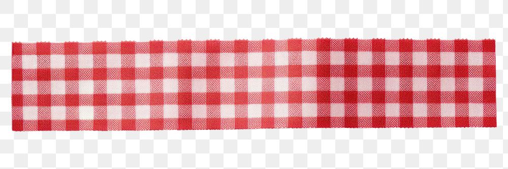 PNG Red gingham pattern adhesive strip backgrounds white background accessories AI generated Image by rawpixel