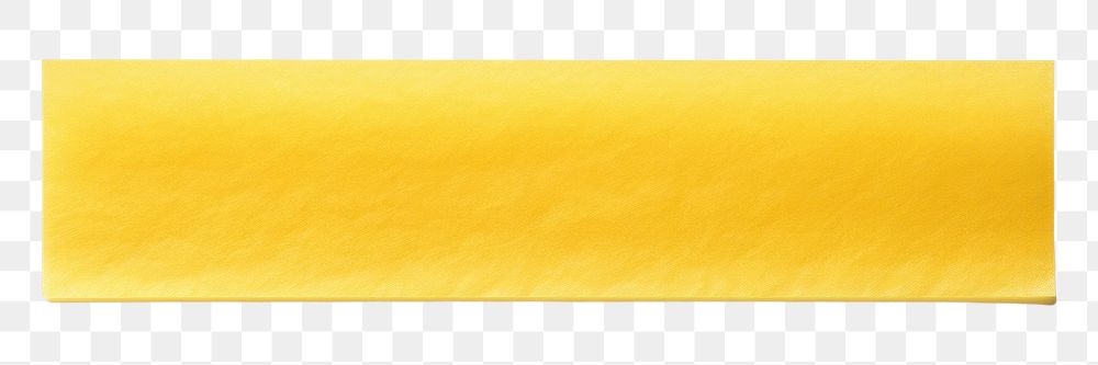PNG Yellow color translucent paper adhesive strip white background simplicity blackboard. AI generated Image by rawpixel.