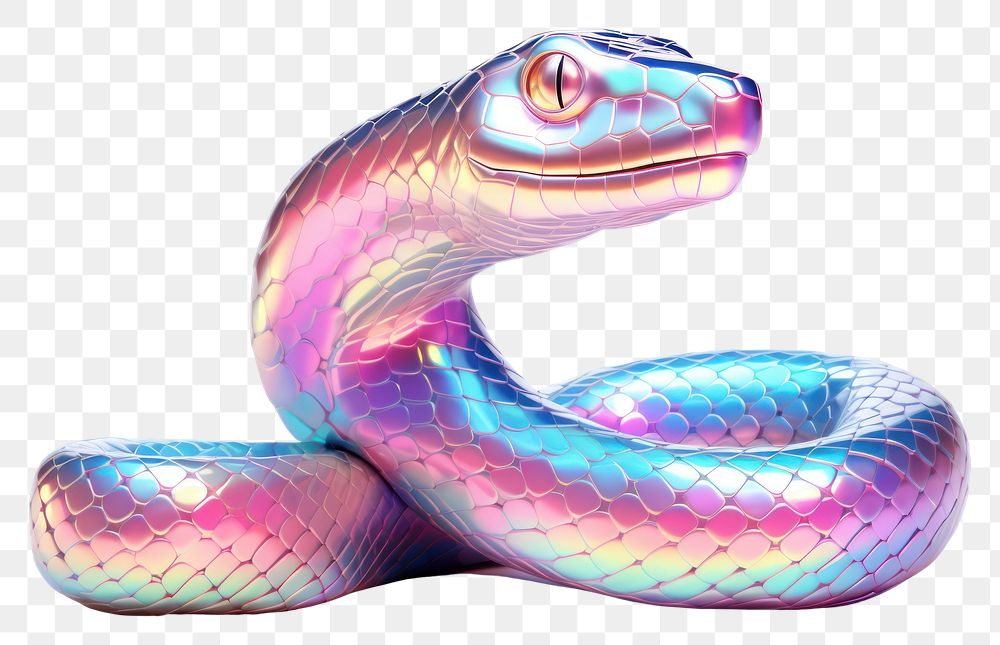 PNG Cute snake reptile animal white background.