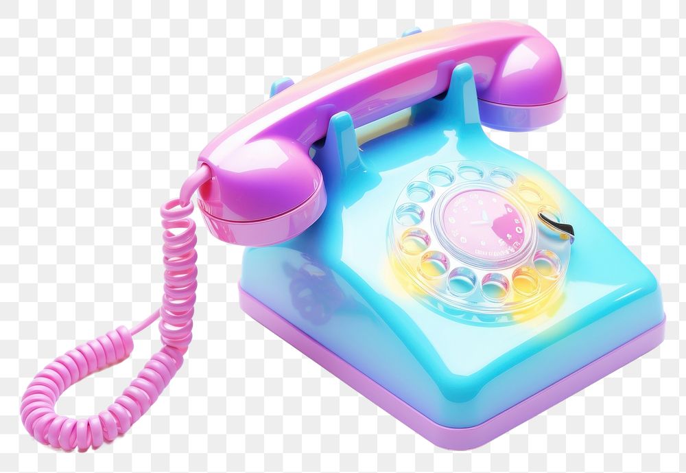 PNG Cute phone white background electronics technology.