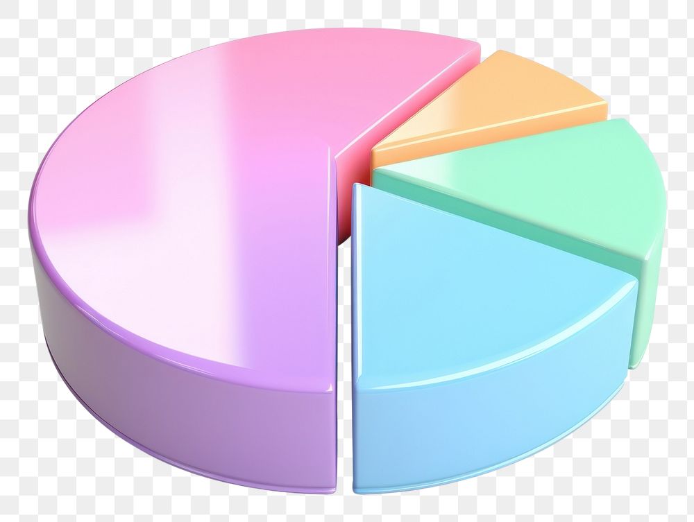 PNG Cute pie chart white background investment furniture.