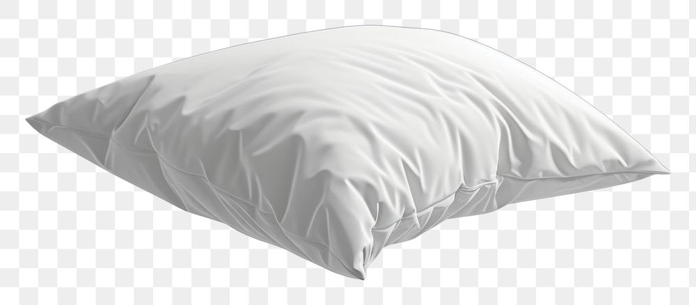 PNG Pillow box mockup white gray gray background.