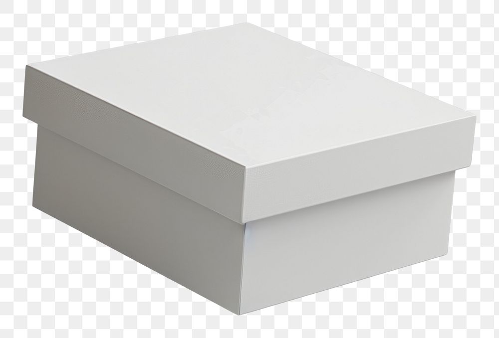 PNG Blank mailing box mockup white gray gray background.