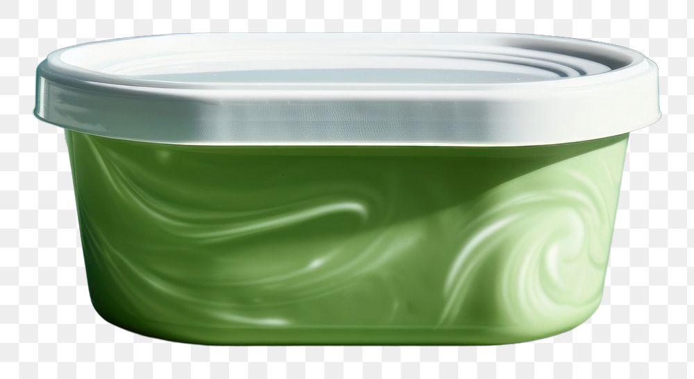 PNG Food packaging mockup lighting green bowl.