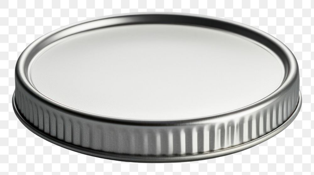 PNG Bottle cap mockup silver gray gray background.