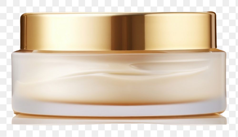 PNG Pouche mockup lighting gold container.