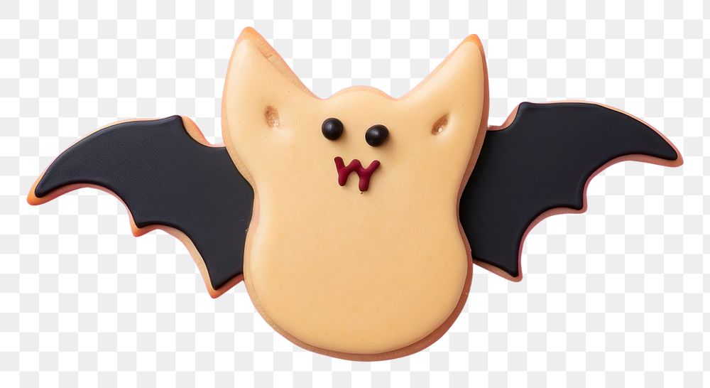 PNG Bat dessert cookie animal. AI generated Image by rawpixel.