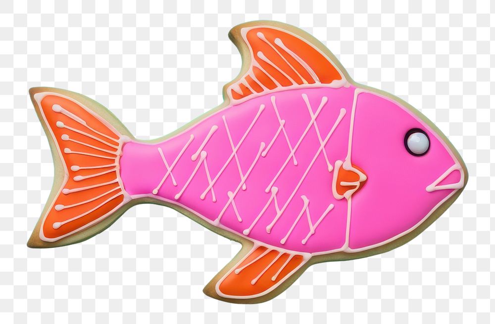 PNG Fish cookie animal food. AI generated Image by rawpixel.