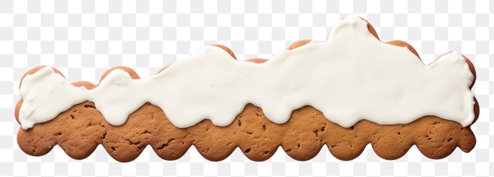 PNG Mountain cookie icing gingerbread. AI generated Image by rawpixel.