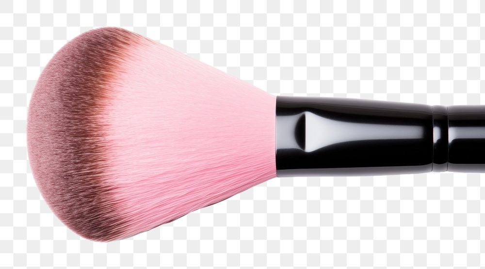 PNG Makeup brush cosmetics tool pink.