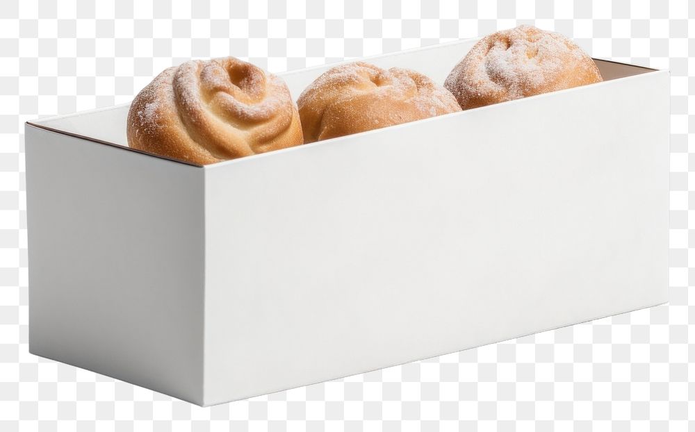 PNG Bakery box packaging mockup mockup dessert bread food.