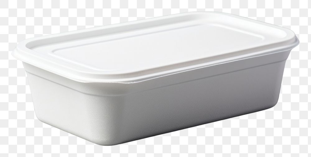 PNG Food container mockup white gray gray background.