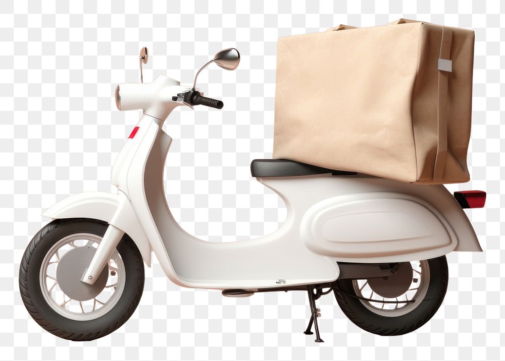 PNG Food delivery mockup motorcycle vehicle scooter.