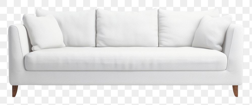 PNG Sofa mockup furniture cushion pillow.