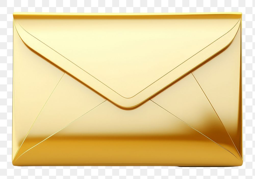 PNG Mail icon envelope gold white background.