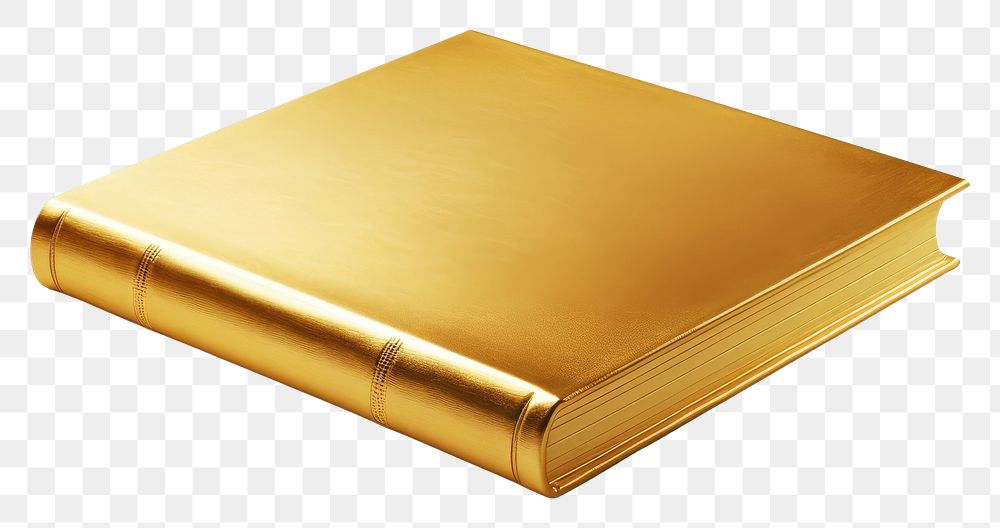 PNG Book gold publication shiny.