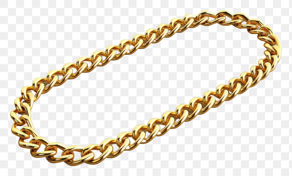 PNG Simple shiny straight metal chain gold necklace jewelry.