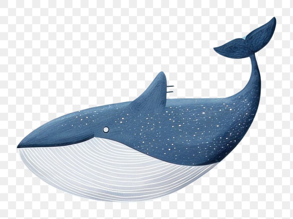 PNG  Cute whale in the sky illustration animal mammal fish.