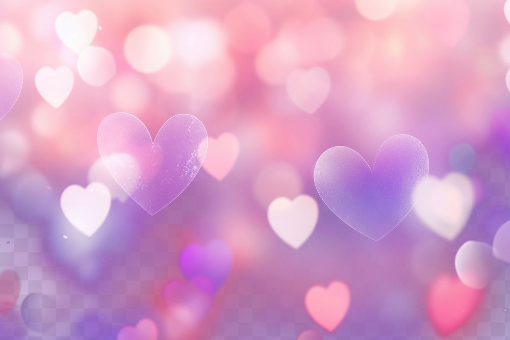 PNG Bokeh background backgrounds abstract heart AI generated Image by rawpixel