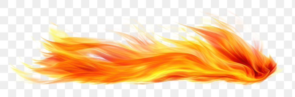 PNG  Fire clipart flames motion white background abstract. AI generated Image by rawpixel.