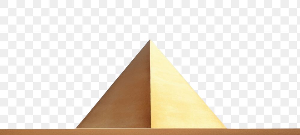 PNG Architecture pyramid triangle building.