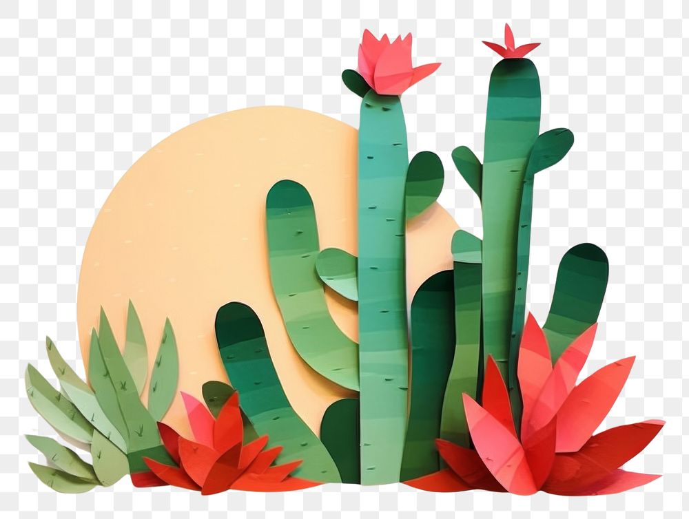 PNG Cactus plant leaf creativity.