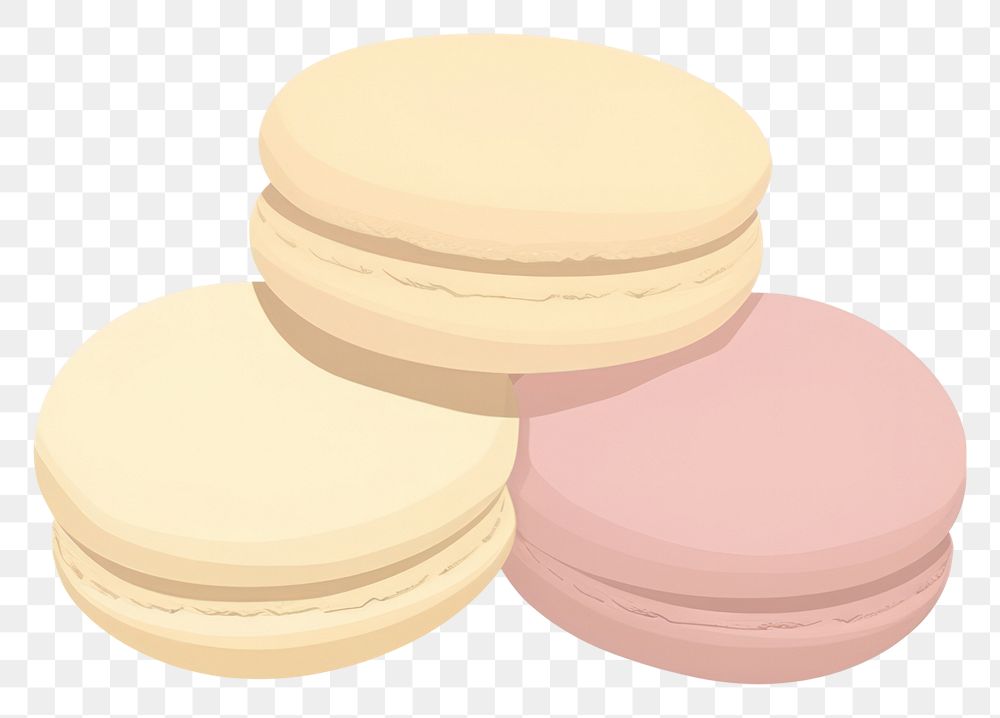 PNG  Illustration of macarons food confectionery freshness.