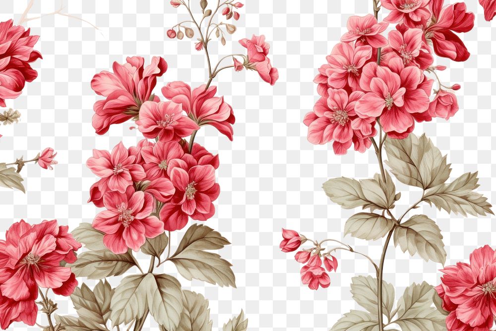 PNG Toile wallpaper a single Geranium pattern flower plant