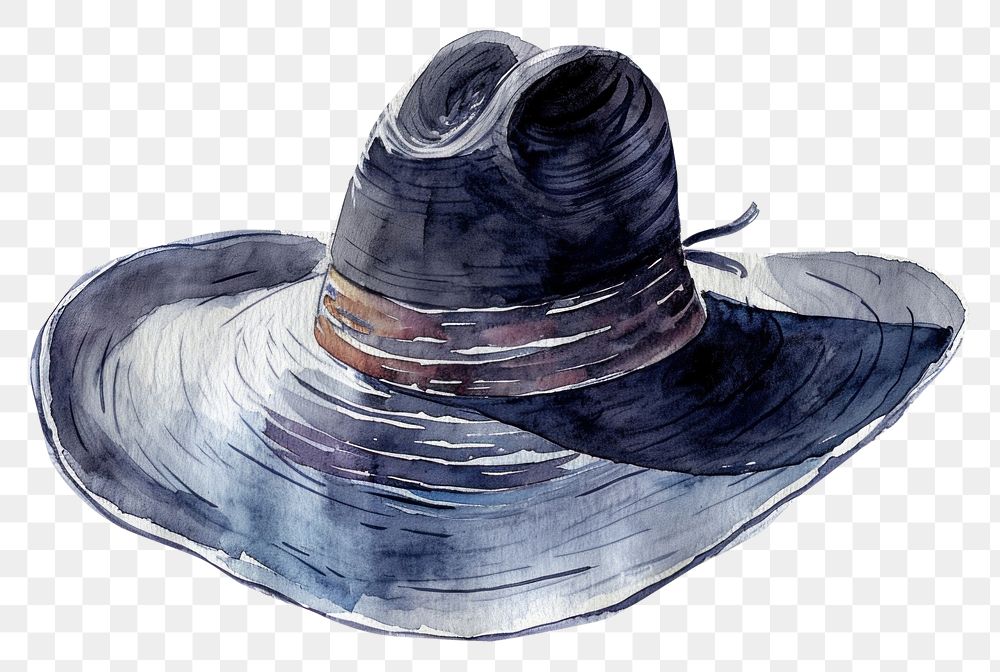 PNG Sombrero headwear clothing drawing.