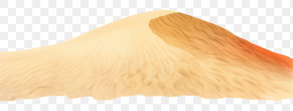 PNG Sand white background outdoors yellow.