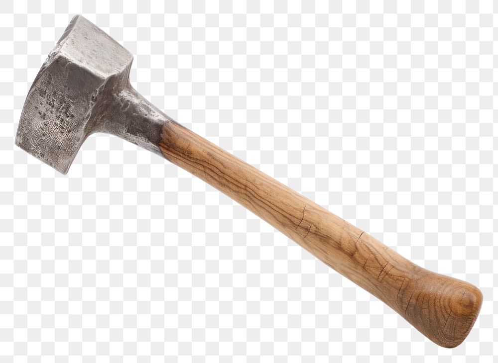 PNG Hammer with an oak handle tool white background electronics.