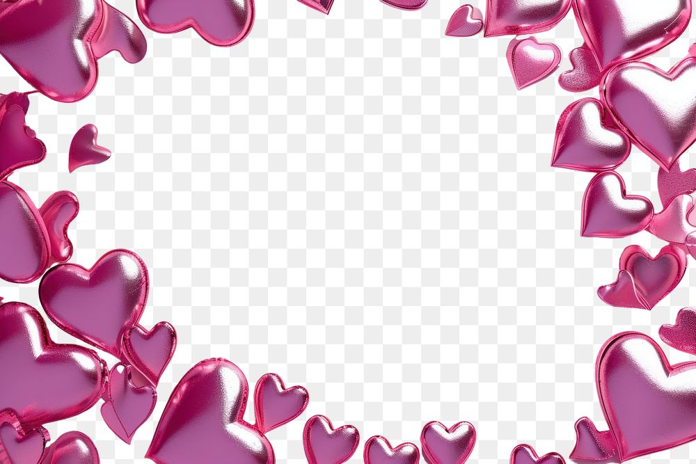 PNG Heart border frame background backgrounds petal love.