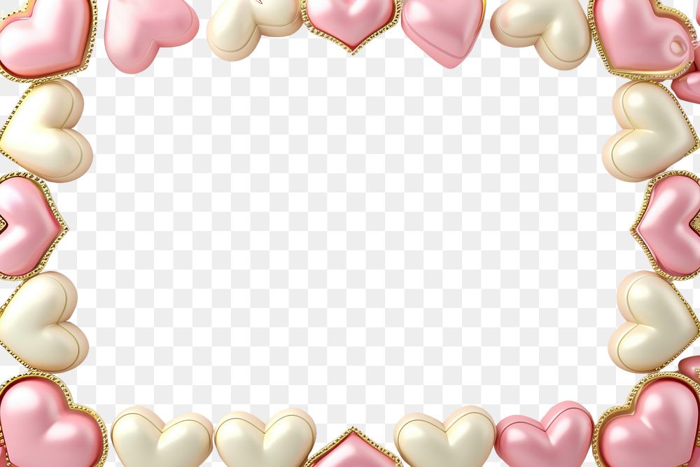 PNG Heart border frame background backgrounds jewelry love.