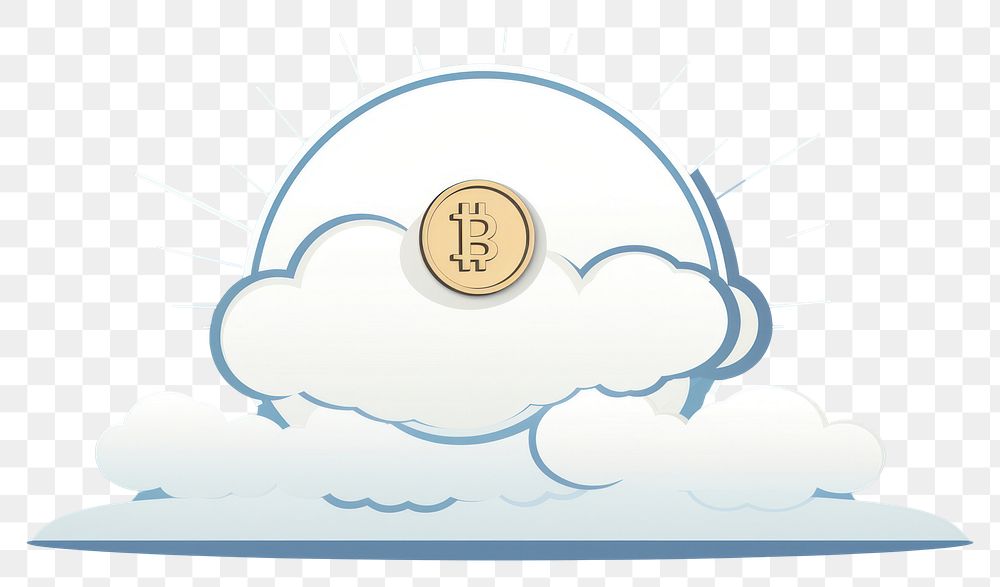 PNG Coin finance cloud sky.