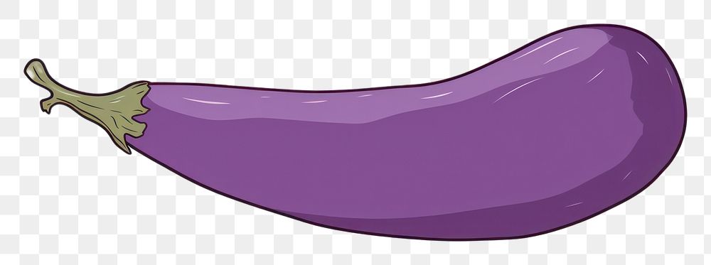 PNG Aubergine vegetable eggplant purple.