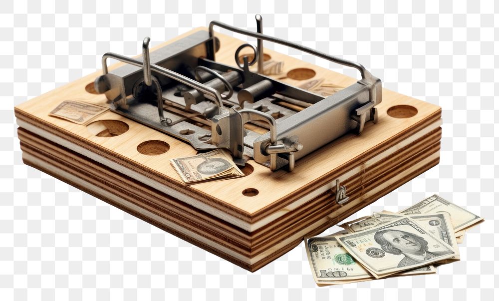 PNG Money mousetrap wood technology.