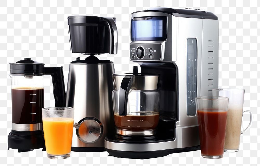 PNG Equipment appliance coffee drink.